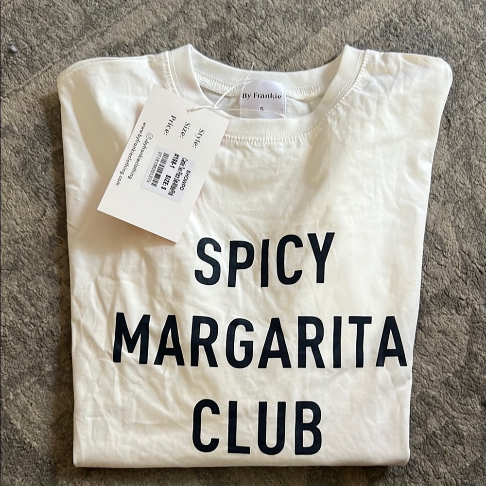 White 'Spicy Margarita Club' T-Shirt